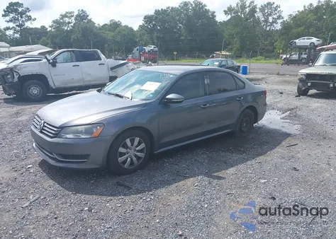 2012 Volkswagen Passat 2.5L S from USA, damaged, VIN 1VWAP7A32CC032921